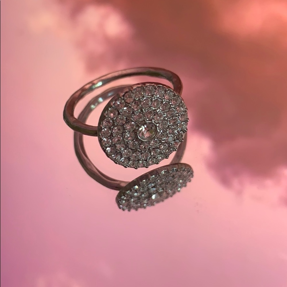 american eagle silver ring